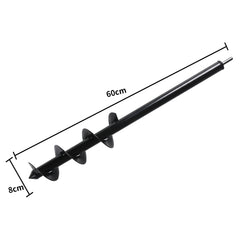 Traderight Garden Auger Post Hole Digger Large-1963748913248866306
