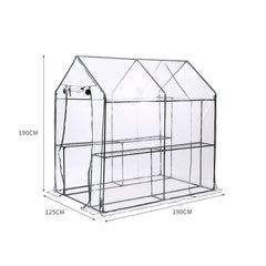 Levede 2 Tier Walk In Greenhouse Garden-1954802664768409602