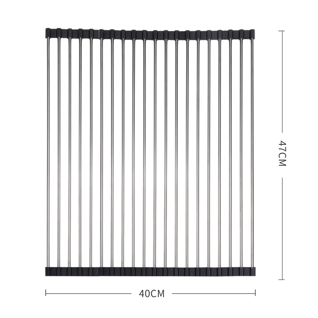 TOQUE Stainless Steel Dish Drying Rack-1954802797618794498