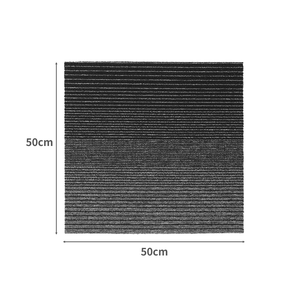 Marlow 20x Carpet Tiles 5m2 Box Heavy Black-1954802711161606146