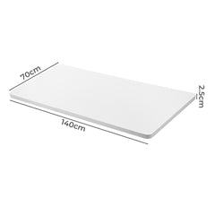 Levede Desktop For Motorised Adjustable Black 140X70CM White-1954803014262984706