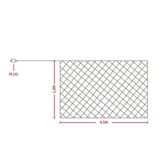 EMITTO 300LED Christmas Net Lights Mesh-1954803089315860482