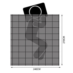 DreamZ Duck Down Feather Quilt 200GSM Super King-1954803026229334018
