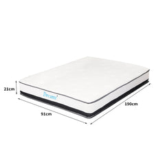 Dreamz Pocket Spring Mattress HD Foam Single-1954802853142990850