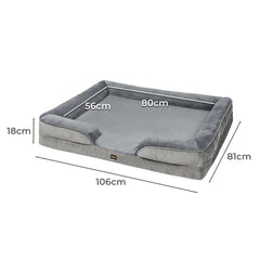 PaWz Memory Foam Pet Sofa Bed Cushion XL X-Large-1954802562192510978