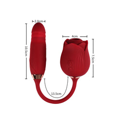 Urway Rose Vibrator Sucking Thrusting Red-1954802635555082242