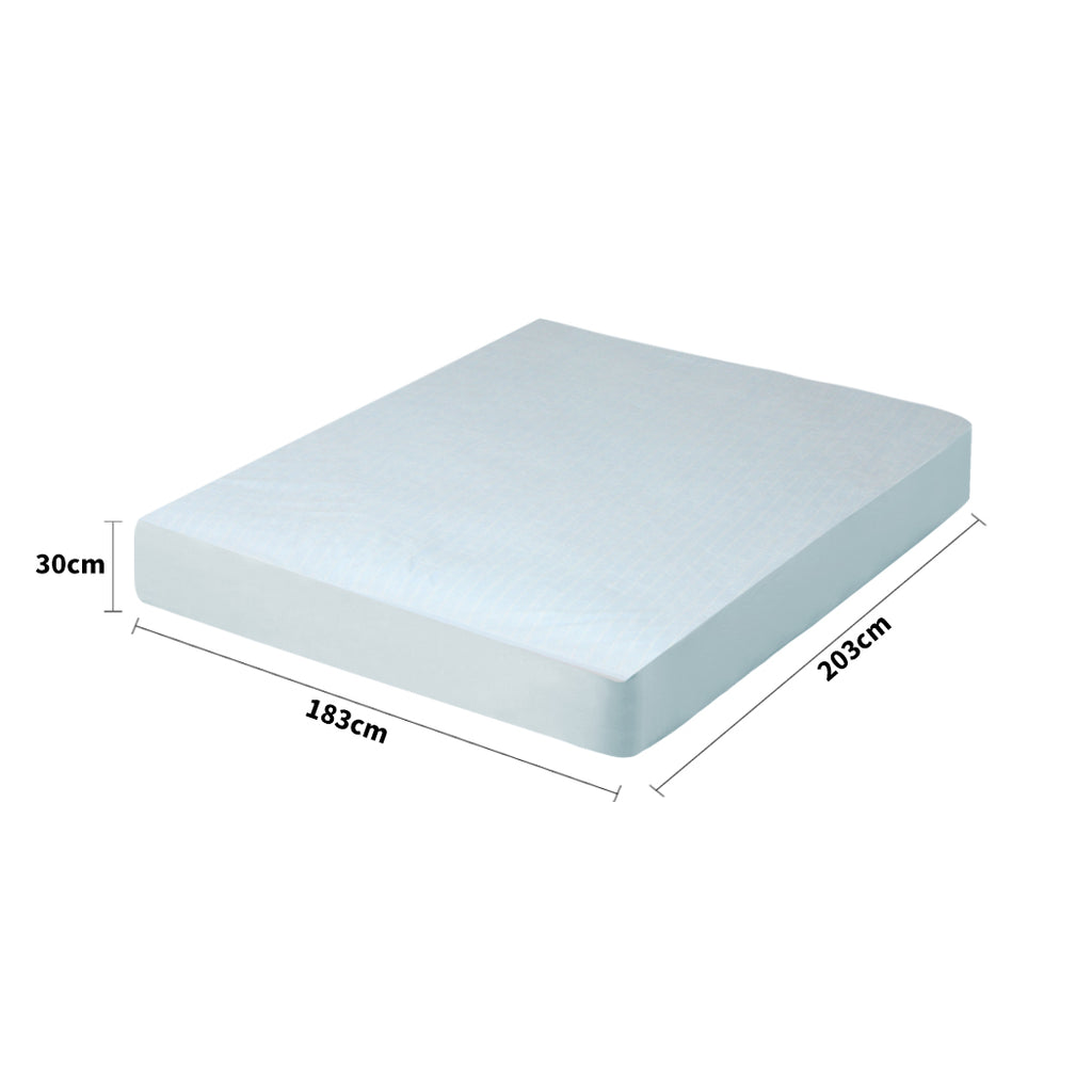 Dreamz King Mattress Protector Pillowcases King Blue-1954802846469853186