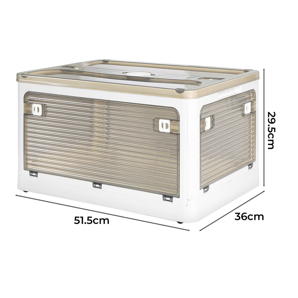 55L Storage Boxes Stackable Container M Medium-1954802599446319106