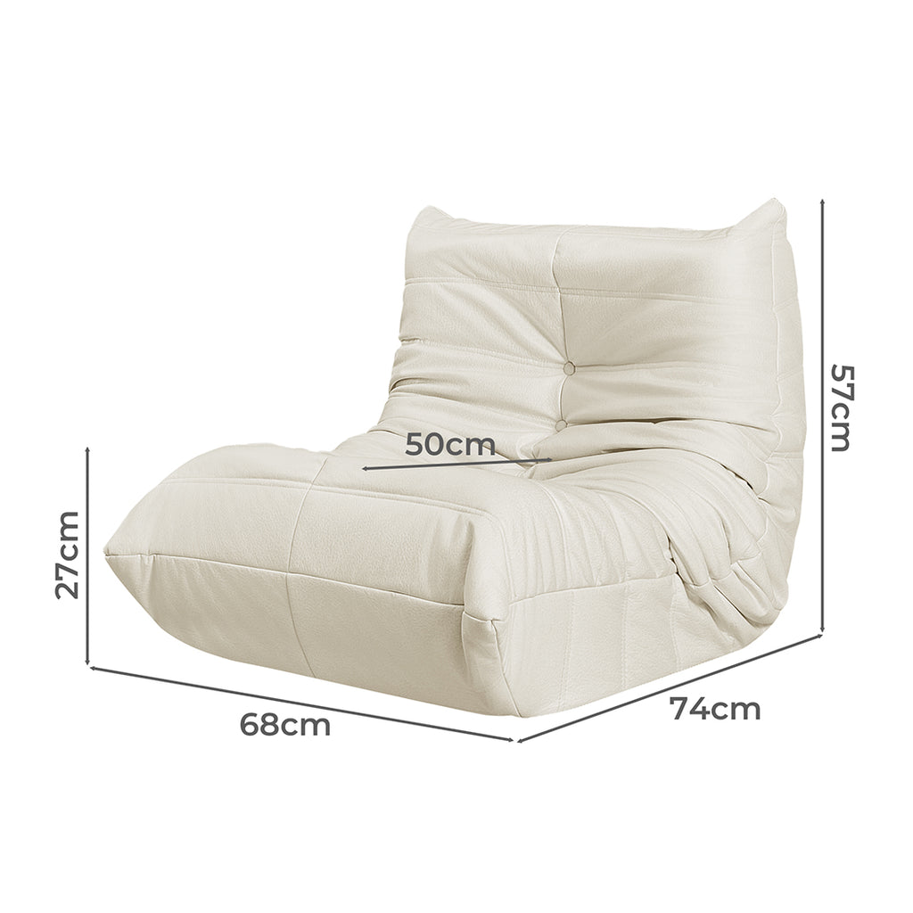 Levede Kids Floor Chair Foam Sofa Replica Single Lazy Recliner Children Couch-1954802347033104386