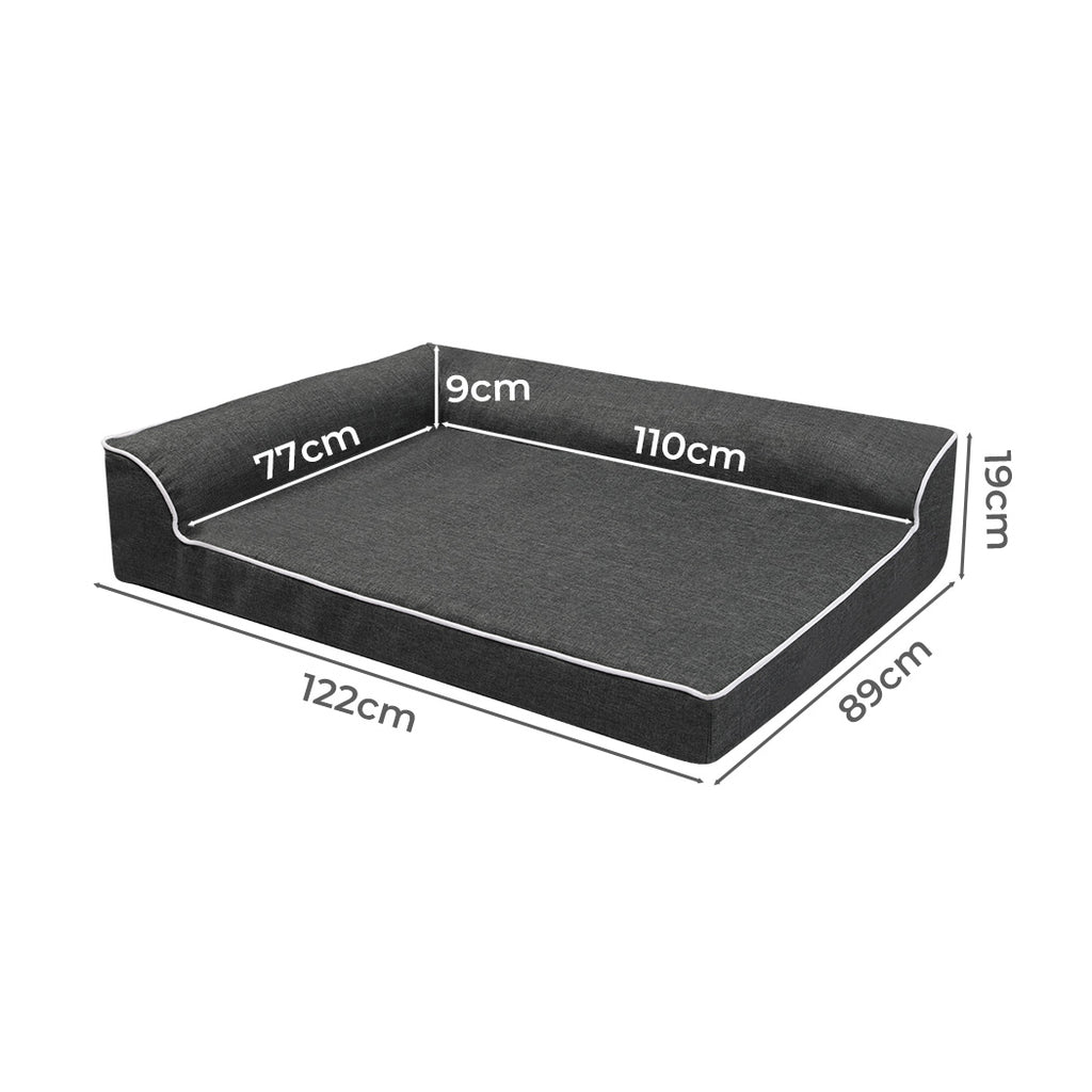 Pawz Orthopedic Dog Bed XXL Grey-1954802428620705794