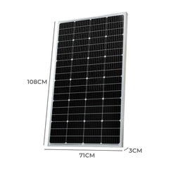 12V 300W Solar Panel Kit Mono Caravan-1954802329677074434