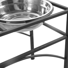 PaWz Dual Elevated Raised Pet Dog Feeder Medium-1954802765050023939