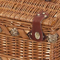4 Person Picnic Basket Baskets Set Outdoor-1954802901864026115