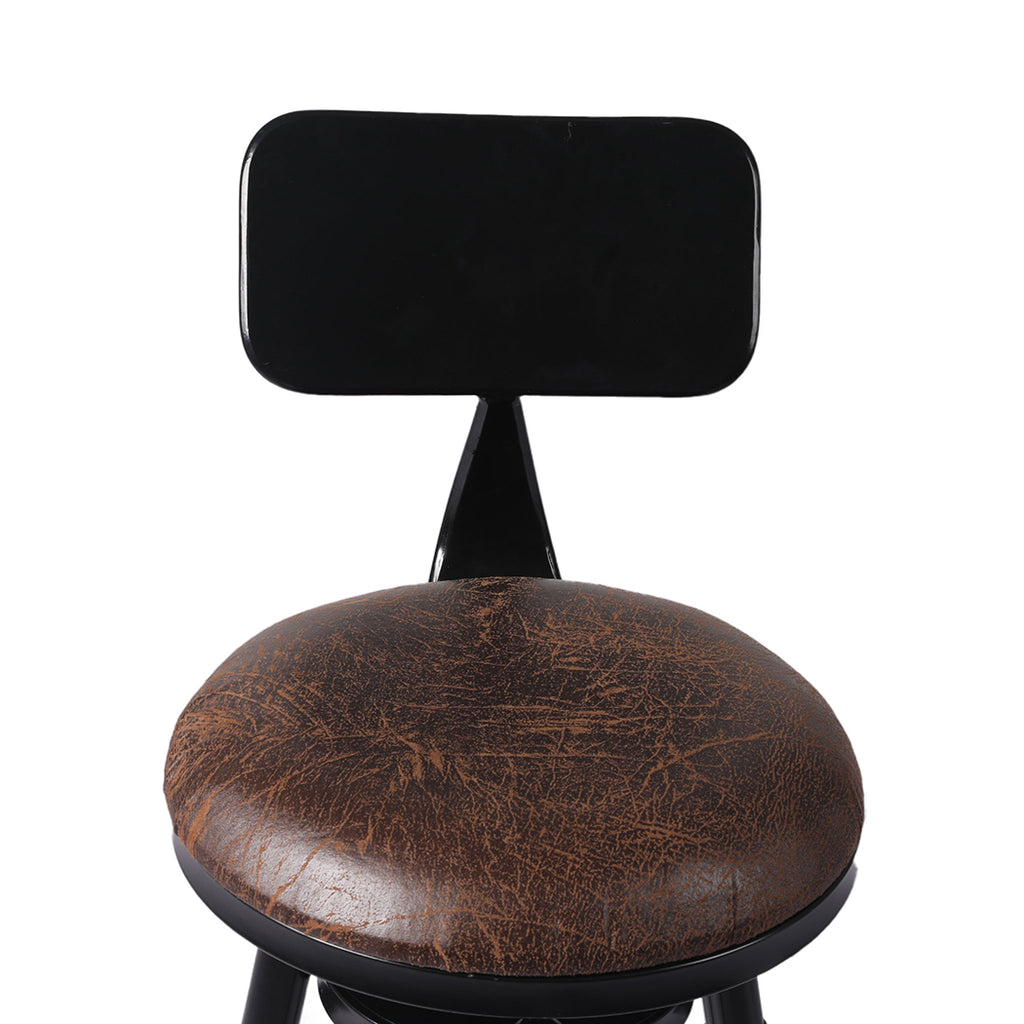 Levede 2x Bar Stool Kitchen Wooden PU-1963748915954192387