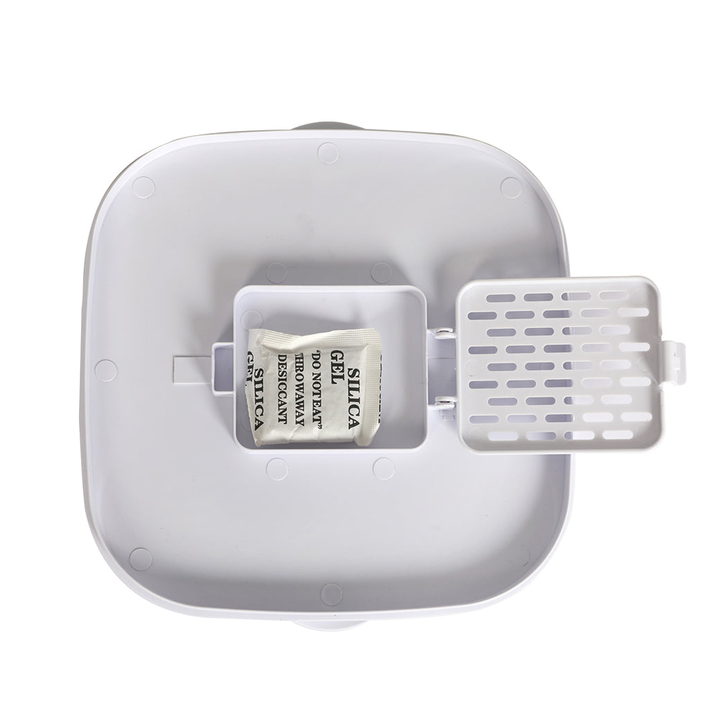 PaWz 5L Automatic Pet Feeder 2 Bowl White-1954802575639449603