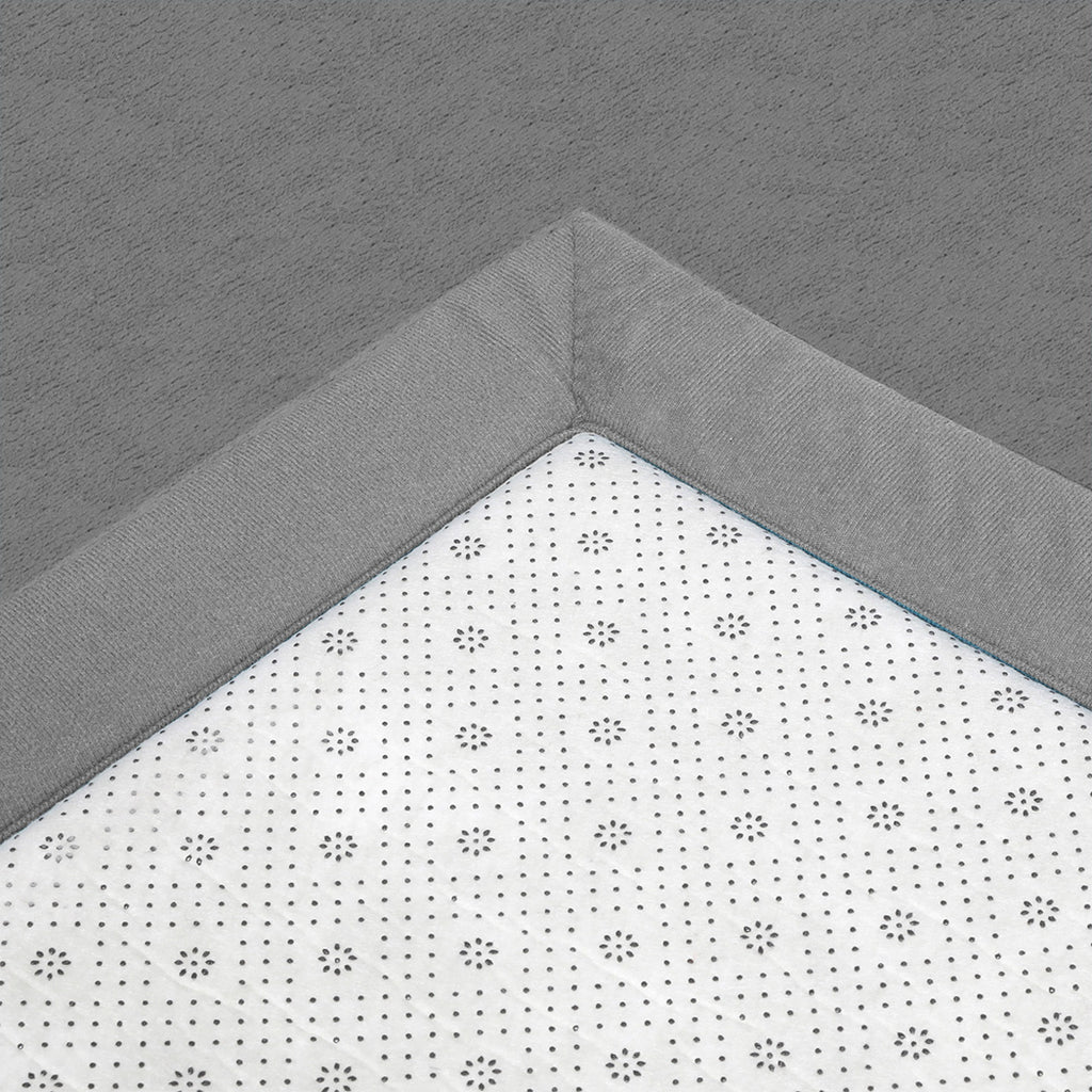 Marlow Coral Velvet Area Rugs Large Mat 150x200cm Grey-1954802461982199811