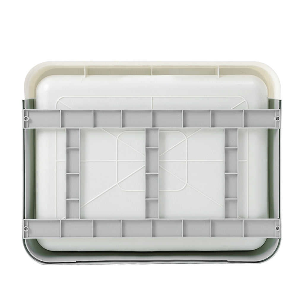 PaWz Foldable Cat Litter Box Tray Enclosed Grey-1954802553015373827