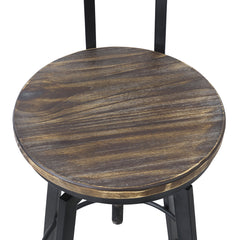 Levede 1x Bar Stool Industrial Adjustable-1954802952325697539