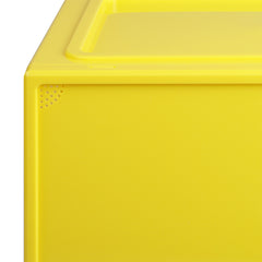 Stacked Sneaker Display Case Clear Shoe Yellow-1954802602273280003