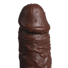 Vibrator Dildo Heating Thrusting Dong Brown-1954802626642186243