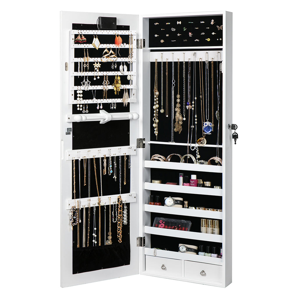 Levede Mirror Jewellery Cabinet Touch-1954802757403807747