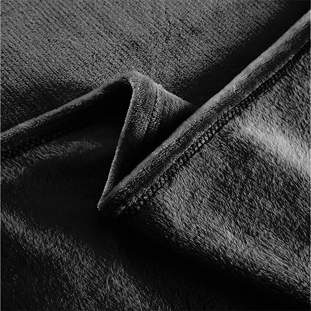 DreamZ 320GSM 220x240cm Ultra Soft Mink Black Queen-1954802936949379075