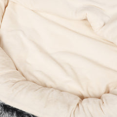 PaWz Pet Dog Calming Bed Warm Soft Plush M Medium-1954802545398517763