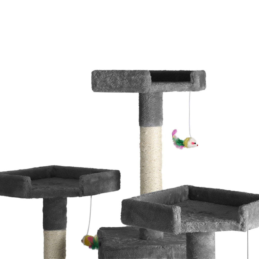 PaWz 184cm Cat Trees Scratching Post Grey-1954802765565923331