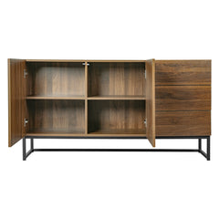 Levede Buffet Sideboard Storage Cabinet Walnut-1954802987746594819