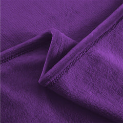 DreamZ 320GSM 220x240cm Ultra Soft Mink Aubergine Queen-1954802936748052483