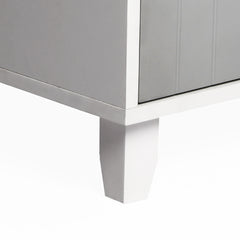 PaWz Enclosed Cat Litter Cabinet Box Grey-1954802552142958595
