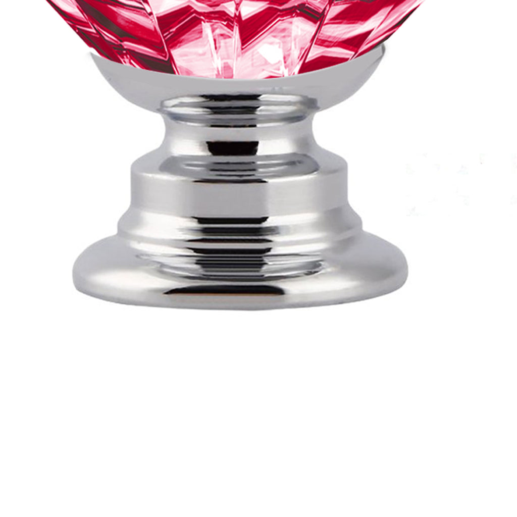 16 Pcs Red Crystal Knobs Diamond 30mm Small Red-1954802684863320067