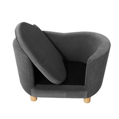 PaWz Luxury Elevated Sofa Anti-slip Grey-1954802532006105091
