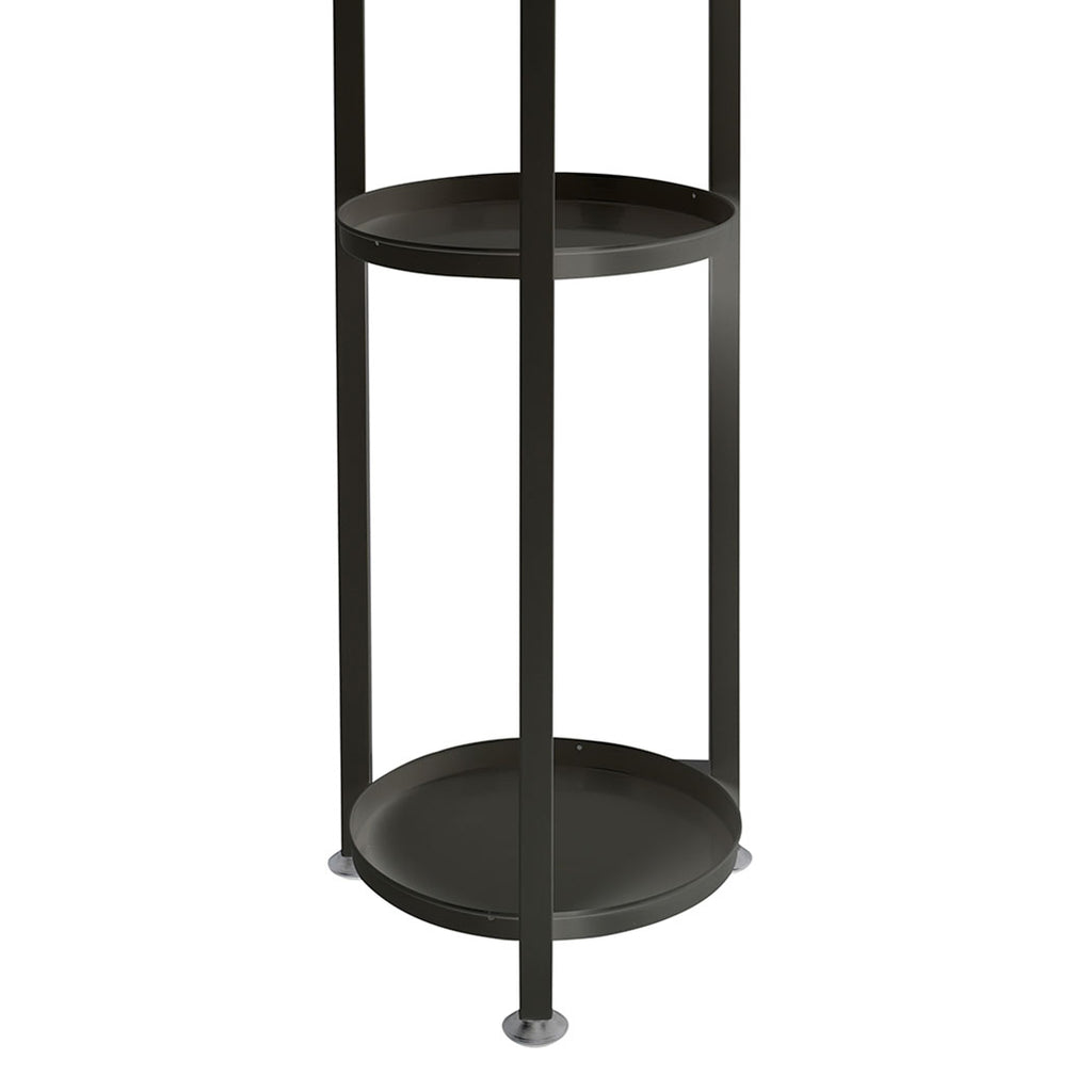 Levede Plant Stand Outdoor Indoor Flower Black Medium-1954802663359123459