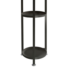 Levede Plant Stand Outdoor Indoor Flower Black Medium-1954802663359123459