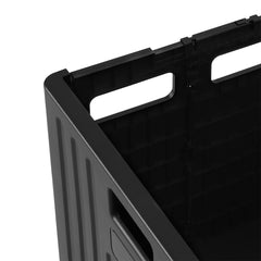 Folding Shopping Trolley Cart Portable Black-1954802609630089219