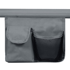 Levede Foldable Lounge Chairs with Canopy Grey-1954802422945812483