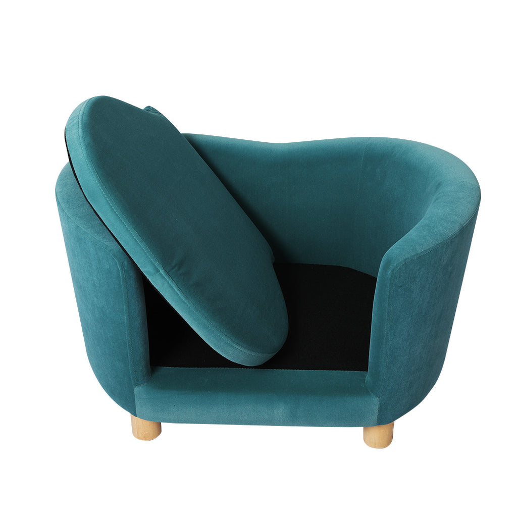 PaWz Pet Sofa Bed Dog Warm Soft Lounge Blue-1954802531834138627