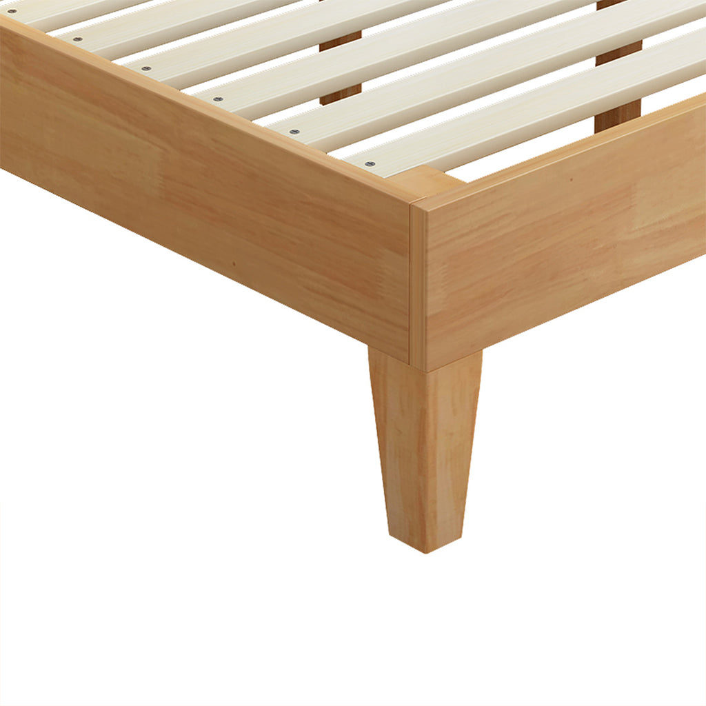 Levede Queen Rubberwood Bed Frame-1954802934042726403