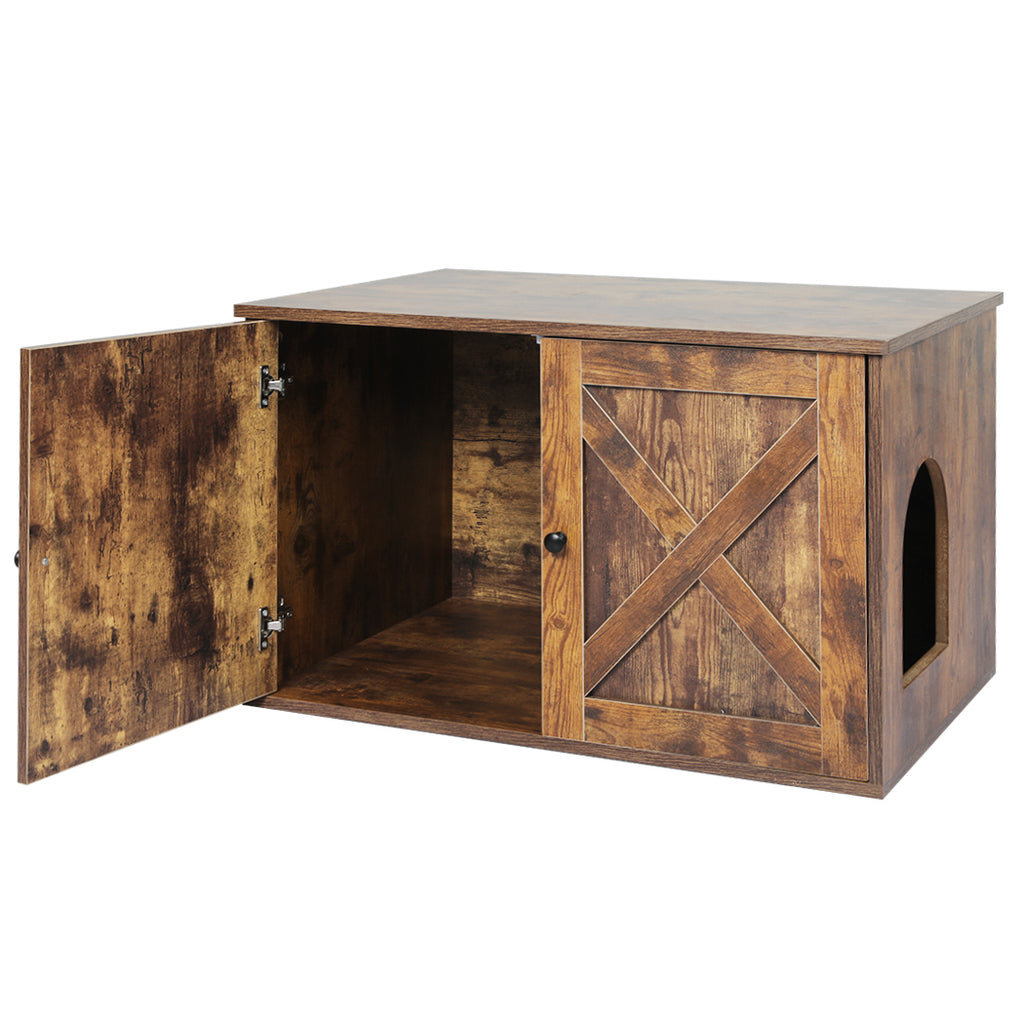 PaWz Enclosed Cat Litter Cabinet Box-1954802549278248963
