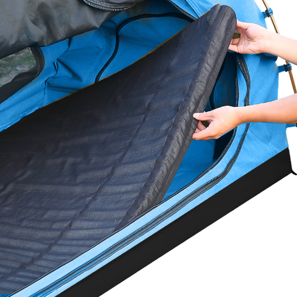 Mountview King Single Swag Camping Swags Blue-1954802648590979075