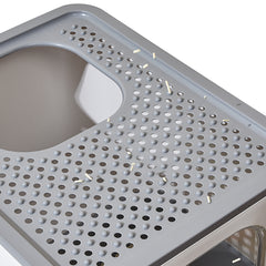PaWz Cat Litter Box Fully Enclosed Kitty Grey-1954802512418705411