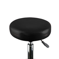 2x Levede Swivel Salon Barstool Hairdressing Black-1954802613006503939