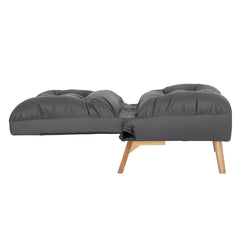 Levede Accent Chair Sofa Recliner Adjustable Grey-1954802893047599107