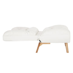 Levede Lounge Accent Chair Sofa Recliner Cream-1954802893257314307