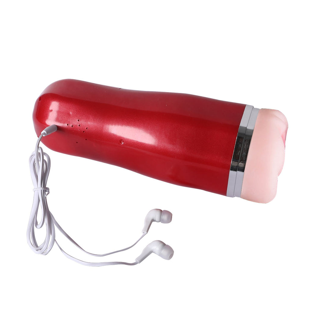 Urway Vibrator Male Masturbation Cup Red-1954802623559372803