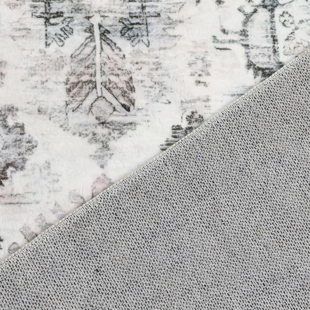 Marlow  Floor Rug Vintage Short Pile Washable Carpet Soft Plush Non Slip 200x290-1954802389378797571