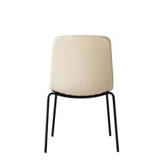 Levede Stackable Dining Chairs Kitchen Beige-1954802990800048131