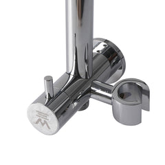 Shower Head High Pressure Set Rain Round Silver-1954802953172946947