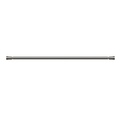 Marlow Satin Nickel Curtain Rod Steel Quiet Rail Pole Pommel Set Adjustable-1954802388523159555
